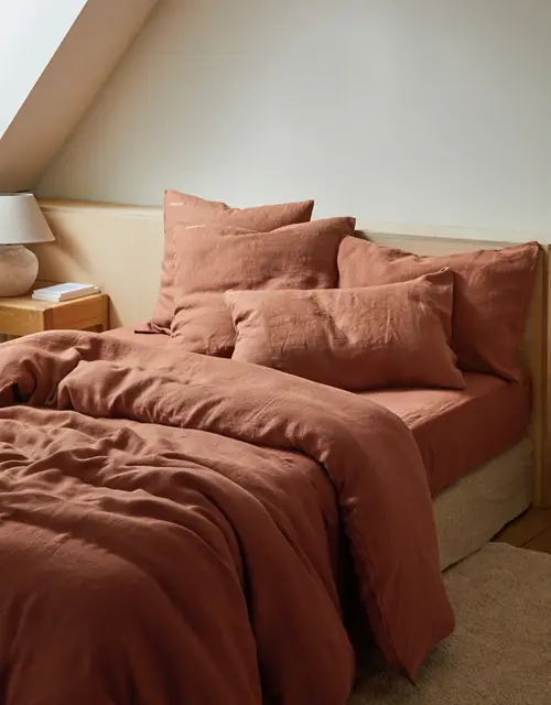 BONSOIRS-LINGE-LIT-LIN-LAVE-TERRACOTTA