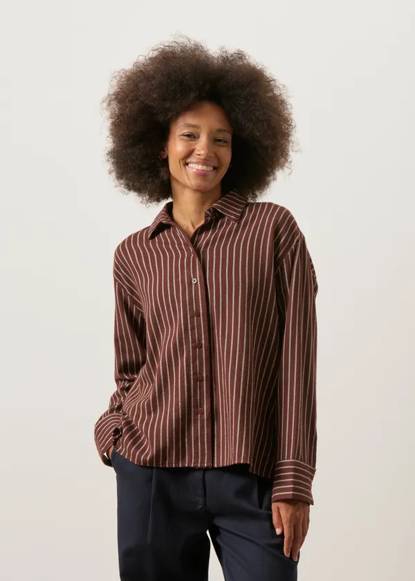 chemise-coton-bio-rayures-thinking-mu