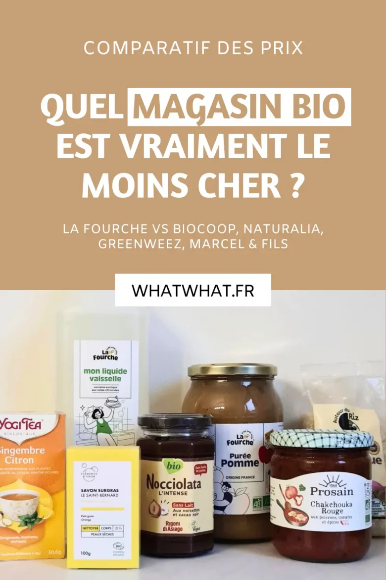 La Fourche magasin bio le moins cher